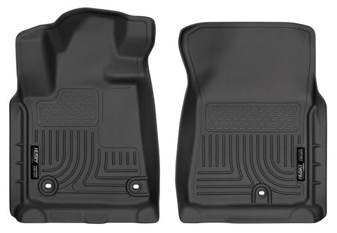Husky Liners 2012 Toyota Tundra/Sequoia WeatherBeater Black Floor Liners - 18581