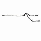 MagnaFlow SYS Cat-Back 4in Black Dual Split Rear Tips 14-15 Chevy Silverado/GMC Sierra 4.3L-5.3L - 15361