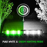 XK Glow RGBW Light Bar High Power Offroad Work/Hunting Light w/ Bluetooth Controller 14In - XK-BAR-14