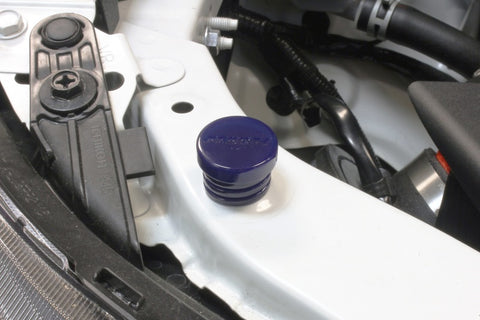 Perrin Subaru Adjustable Hood Bumper Set (2pcs) - Blue - PSP-BDY-010BL