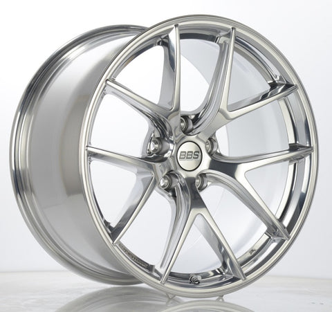BBS CI-R 20x11.5 5x120 ET52 Ceramic Polished Rim Protector Wheel -82mm PFS/Clip Required - CI0801CP