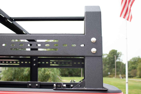 Fishbone Offroad 20+ Jeep Gladiator Bed Rack Full Tackle Rack - Black Powdercoat - FB21219