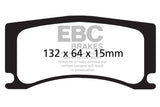 EBC 08-09 Jaguar XKR 4.2 Supercharged (Portfolio) Yellowstuff Rear Brake Pads - DP42112R
