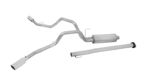 Gibson 16-19 Ford F-150 Lariat 2.7L 3in/2.5in Cat-Back Dual Extreme Exhaust - Stainless - 69021