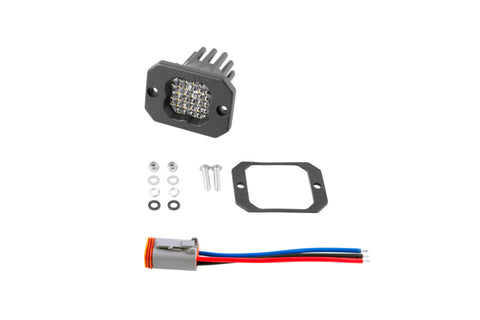 Diode Dynamics Stage Series C1 LED Pod Sport - White Flood Flush WBL Each - DD6469S