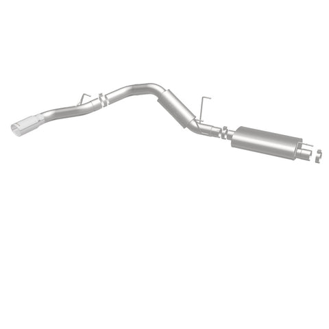 MagnaFlow Cat-Back, SS, 4in, Single Pass Side Rear Exit 5in Tip 14-15 Ram 2500 6.4L V8 CC LB/MC SB - 19200