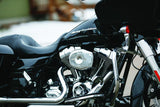 S&S Cycle 08-16 Touring/16-17 Softail Models Stealth Air Cleaner Kit w/ Chrome Tribute Cover - 170-0594