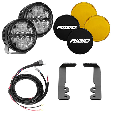 Rigid Industries 2022+ Toyota Tundra 6in. 360-Series A-Pillar Lighting Kit - 46806