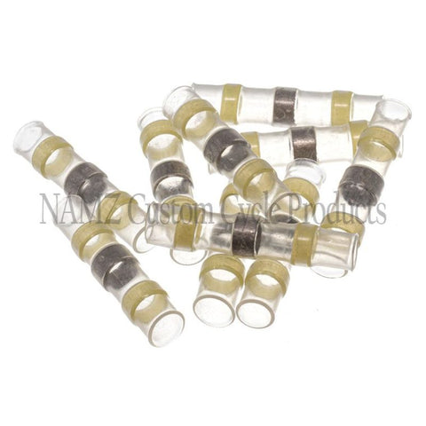 NAMZ Heat Sealable Butt Splice w/Low Temp Solder Terminals 12-10 AWG (10 Pack) - NIS-9005