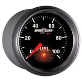 Autometer Sport-Comp II 52mm 0-100 PSI Fuel Pressure Gauge - 3671
