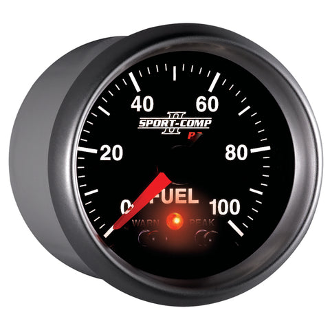 Autometer Sport-Comp II 52mm 0-100 PSI Fuel Pressure Gauge - 3671