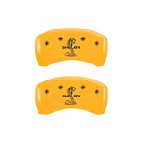 MGP Rear set 2 Caliper Covers Engraved Rear Tiffany Snake Yellow finish black ch - 10203RSBYYL