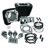 S&S Cycle 00-21 Sportster Models 883cc to 1200cc Hooligan Kit - Wrinkle Black - 910-0699