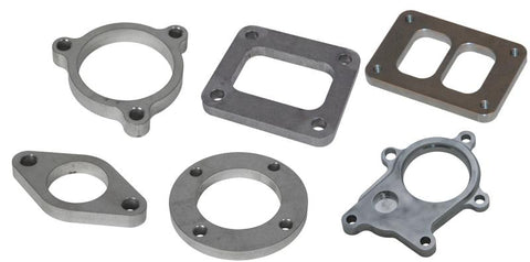 Vibrant T3 Turbo Discharge Flange (5 Bolt) for External Wastegate applicationsT304 SS 1/2in Thick - 1433