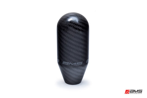 AMS Performance 01-07 Mitsubishi EVO VII/VIII/IX/X 5 Speed Carbon Fiber Shift Knob w/Logo - AMS.01.06.0106-1