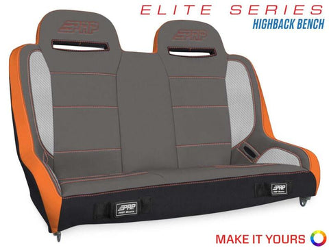 PRP Jeep Wrangler JKU/JLU  Elite Series Suspension Bench Seat - A9247