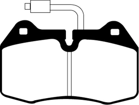 EBC 94-96 BMW 840 4.0 (E31) Greenstuff Front Brake Pads - DP21032