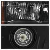 xTune Chevy Colorado 04-12 OEM Headlights w/ Bumper Lights Black HD-JH-CCOL04-SET-BK - 9032110