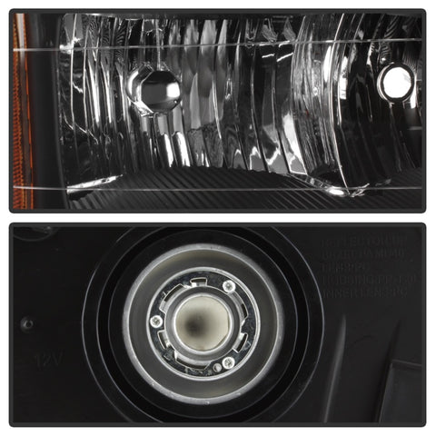 xTune Chevy Colorado 04-12 OEM Headlights w/ Bumper Lights Black HD-JH-CCOL04-SET-BK - 9032110