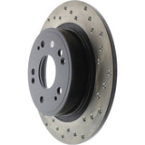 StopTech 05-17 Honda Accord / 16-17 HR-V / 09-14 Acura TSX Cryo Sport Drilled Rear Left Rotor - 128.40068CL