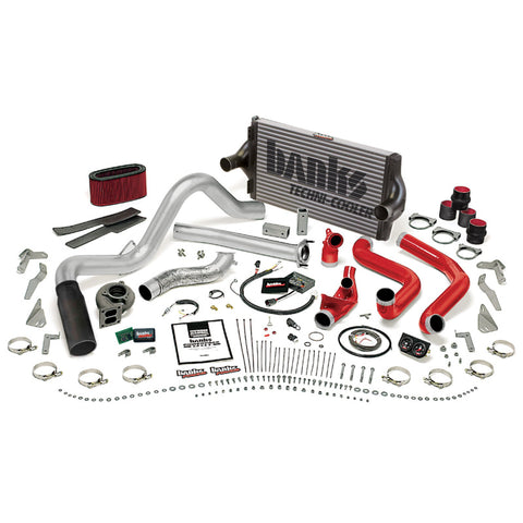 Banks Power 95.5-97 Ford 7.3L Auto PowerPack System - SS Single Exhaust w/ Black Tip - 48561-B