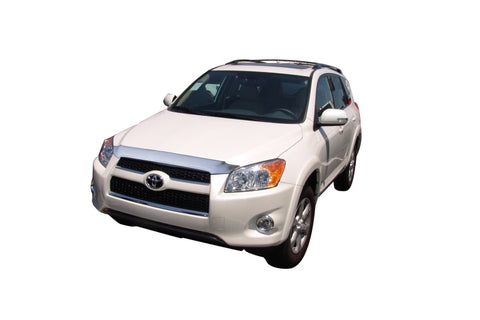 AVS 06-11 Toyota RAV4 Aeroskin Low Profile Hood Shield - Chrome - 620031