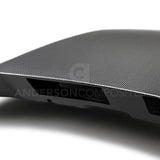 Anderson Composites 2018 Ford Mustang Double Sided Type-CJ 4in Carbon Fiber Cowl Hood - AC-HD18FDMU-CJ-DS