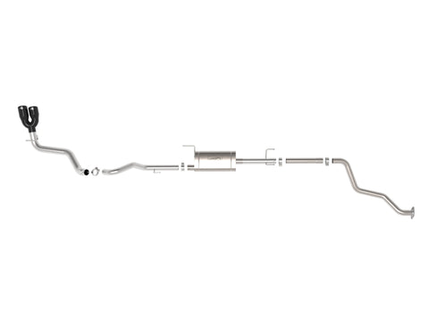 aFe 2024 Toyota Tacoma L4 2.4L Vulcan Series 2.5-3in 304 SS Steel Cat-Back Exhaust w/Black Tips - 49-36074-B