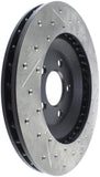 StopTech 94-04 Ford Mustang SVT Cobra Slotted & Drilled Sport Front Right Brake Rotor - 127.61045R
