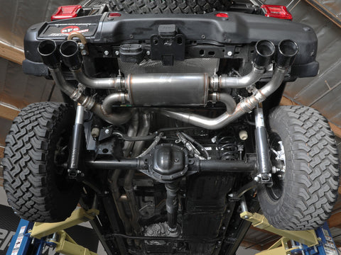 aFe Vulcan Series 2.5in 304SS Cat-Back Exhaust 2021+ Jeep Wrangler 392 6.4L w/ Polished Tips - 49-38098-P