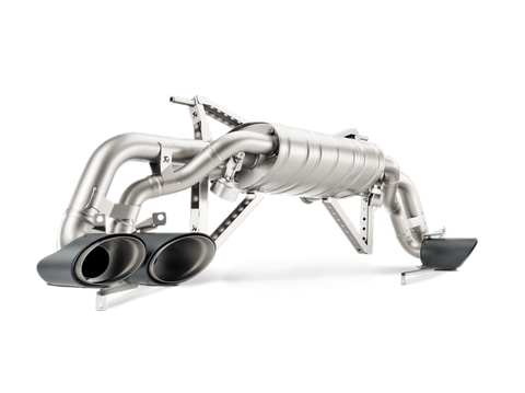 Akrapovic 16-16 Lamborghini Huracan LP 580-2 Coupe/Spyder Slip-On Line (Titanium) w/ Carbon Tips - MTP-LA/TI/2