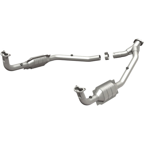 MagnaFlow Conv DF 97 Land Rover Defender 90 4.0L Y-Pipe Assy / 96-99 Discovery 4.0L Y-Pipe Assy - 93690