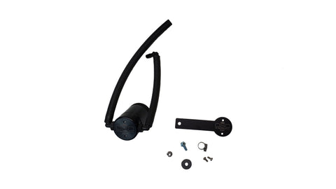 J&L 2022-2023 Nissan Frontier 3.8L V6 Passenger Side Oil Separator 3.0 - Black Anodized - 3113P-B