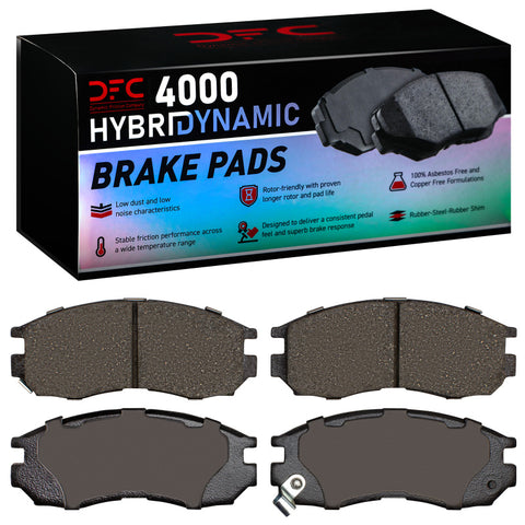 DFC 89-05 Plymouth Laser Front 4000 Hybridynamic Brake Pads - 4000-0484-00