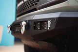 DV8 Offroad 2021+ Ford Bronco Bumper- Accommodates 20in Dual Row Light Bar & (4) 3in Pod Light Mount - FBBR-03