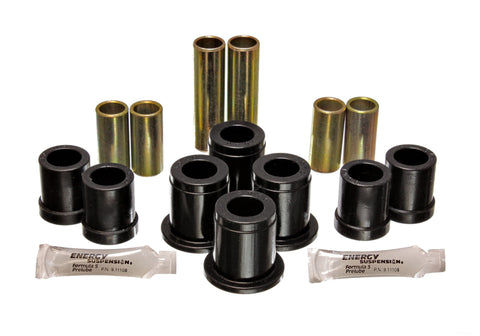 Energy Suspension 1980-86 Nissan 720 Truck 2WD/4WD Black Front Control Arm Bushing Set - 7.3101G