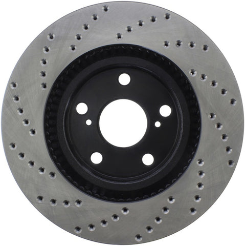 StopTech 07-13 Lexus ES 250/ES 300/ ES330/ES350 SportStop Drilled Left Front Rotor - 128.44146L