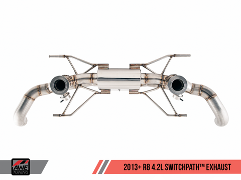AWE Tuning Audi R8 4.2L Spyder SwitchPath Exhaust (2014+) - 3025-31032