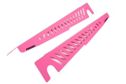 PERRIN 22-26 Subaru WRX Fender Shroud Set - Hyper Pink - PSP-ENG-551HP