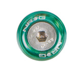 NRG Fender Washer Kit w/Rivets For Metal (Green) - Set of 10 - FW-110GN