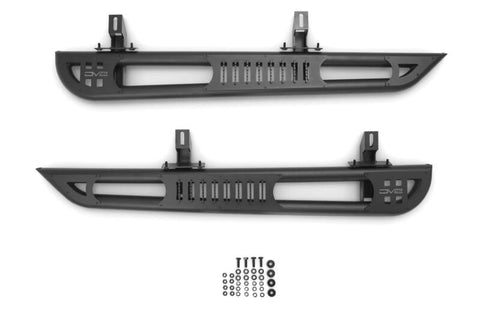 DV8 Offroad 07-18 Jeep Wrangler JK 2 Door Body/Pinch Weld Mounted Side Steps - SRJK-09