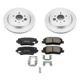 Power Stop 13-15 Cadillac ATS Rear Z17 Evolution Geomet Coated Brake Kit - CRK6385