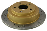 DBA 02-06 WRX / 98-07 Impreza 2.5L RS Rear Drilled & Slotted Street Series Rotor - 644X