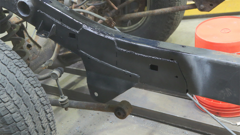 Rust Buster 1996-2002 Toyota 4Runner Mid-Rear Frame Repair Kit With C/A Mount - Right - RB8412R