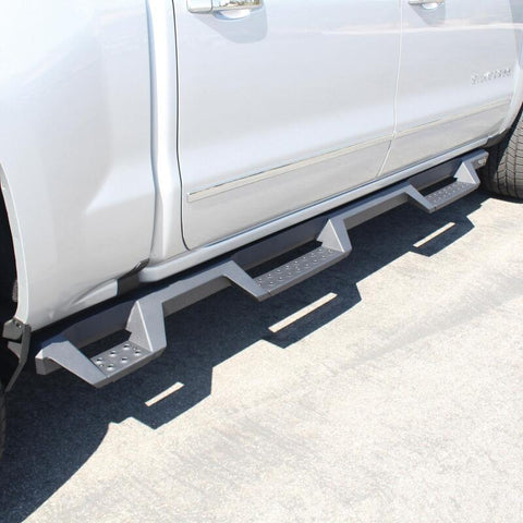 Westin 07-18 Chevrolet Silverado 1500 CC 5.5ft Bed HDX Drop W2W Nerf Step Bars - Tex. Blk - 56-534565