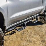 Westin 19-22 Chevrolet Silverado / GMC Sierra Crew Cab Outlaw Nerf Step Bars - Textured Black - 20-14135