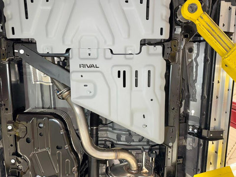 Rival 24-26 Toyota Tacoma i-Force / 25-26 Toyota 4Runner i-Force Aluminum Transfer Case Skid Plate - 2333.9582.3.6