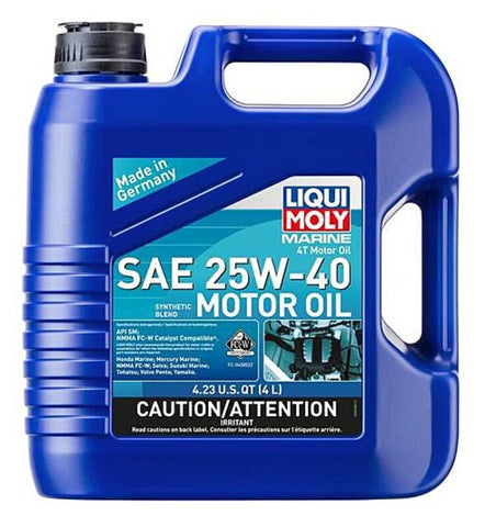 LIQUI MOLY 4L Marine 4T Motor Oil 25W40 - 20548