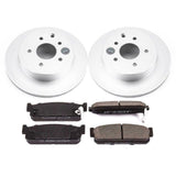 Power Stop 93-97 Infiniti J30 Rear Z17 Evolution Geomet Coated Brake Kit - CRK1165