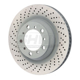 SHW 2016 Porsche Boxster Spyder w/o Ceramic Brakes Left Rear Drilled MB Brake Rotor (98135240300) - PRL39823